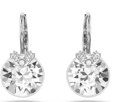 Swarovski Women's Bella V Drop Earrings, Round Cut,