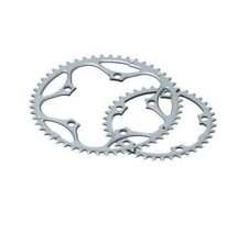 Stronglight Dural Alloy 5083 9/10 Speed 130mm BCD Chainring In Silver All Sizes