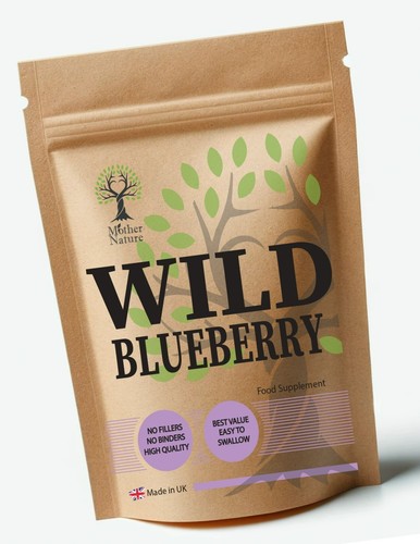 Blueberry capsules 500mg - blueberry,