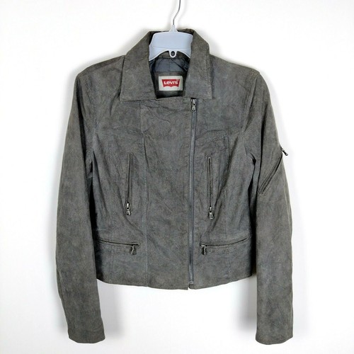 Levi women grey - grey, leather