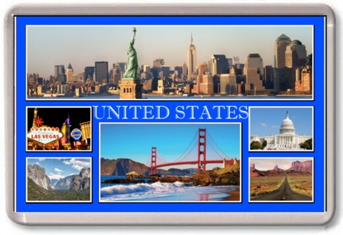 Fridge magnet usa - fridge,