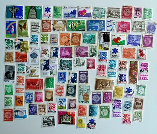 Israel stamps collection 100 - -,