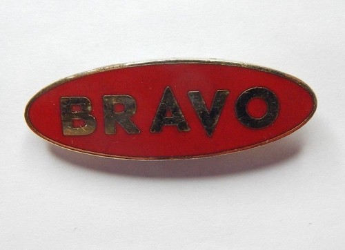 Fiat bravo enamel - bravo, badge