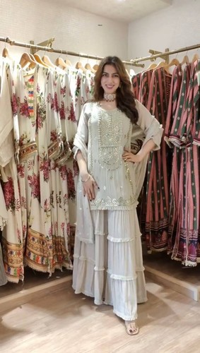 Punjabi sharara plazzo kurti - plazzo,