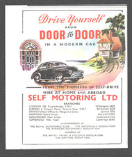 SELF MOTOR LIMITED   CAR HIRE