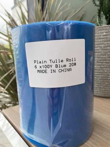 Blue tulle roll - blue,