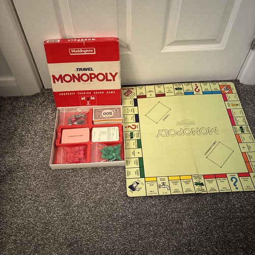 Vintage 1984 travel - vintage, monopoly