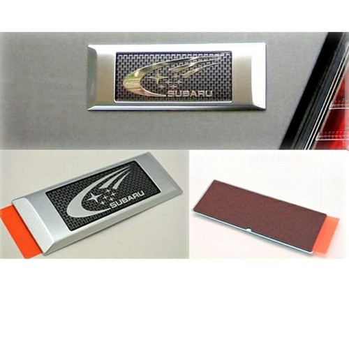 Subaru gc8 emblem silver - subaru,