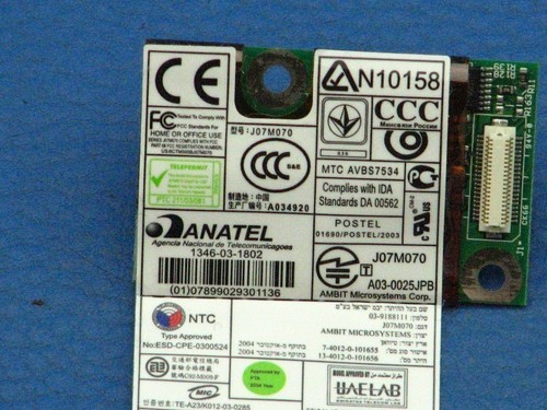 Modem faxmodem ibm thinkpad - modem,