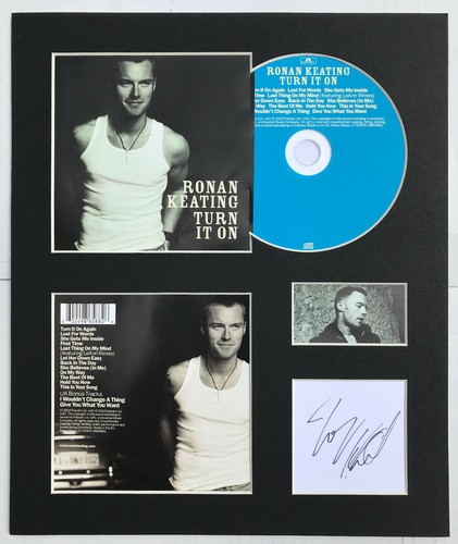 Ronan keating signed - -,