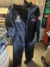 Original NASA Space Shuttle Program Quilted Overalls N.F..A.C Wind Tunnels Cali