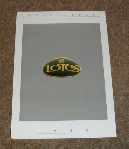 Lotus esprit brochure - lotus,