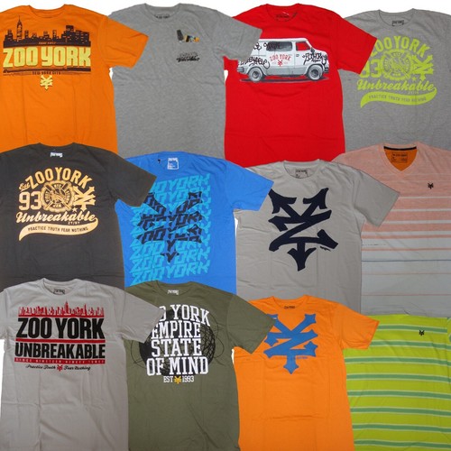 Zoo york tee shirt assorted - york,