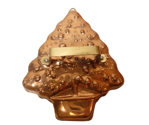 Vintage copper christmas tree - christmas,