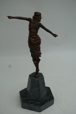  Antique Art Deco Bronze