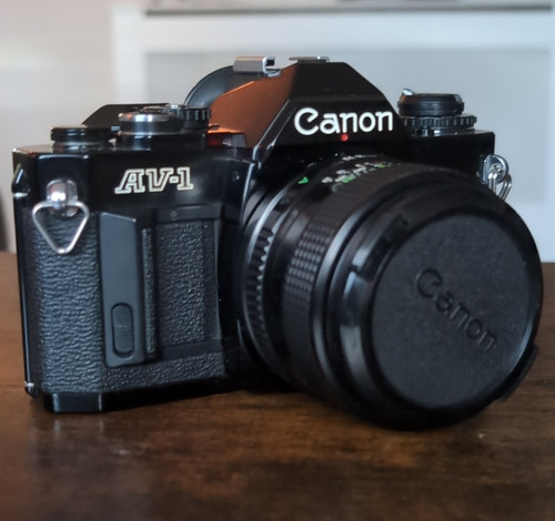 Canon black 35mm slr film - 35mm,