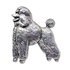 Standard Poodle Pin Badge