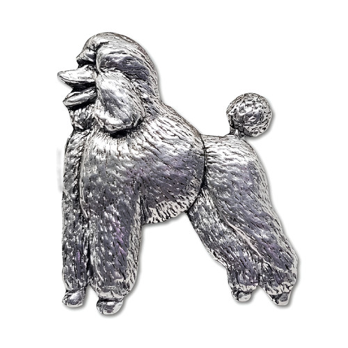 Standard poodle pin - standard, badge