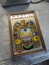 Martini Mirror Vermouth Vino Wall Mirror for Home Bar Man Cave Bar Pub Gift
