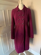 Planet Women's Long Coat Plum