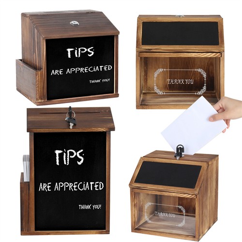 Solid wood collection box - wood,