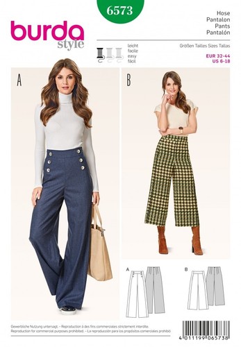 Burda sewing pattern 6573 - burda,