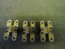 3 BRASS "SOSS" TABLE FLAP/ DOOR CONCEALED HINGES