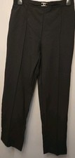 Women's Black Trousers Slimma 32 - 34 Inch Waist 27 Inch Leg