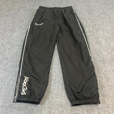 Kooga Mens Tracksuit Bottoms Baggy Sweatpant Jogger Spellout Lined M Rugby Black