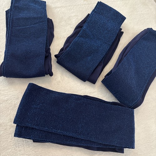 Sparkly party tights blue navy - sparkly,