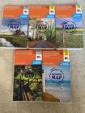 5 x OS Active Explorer Maps