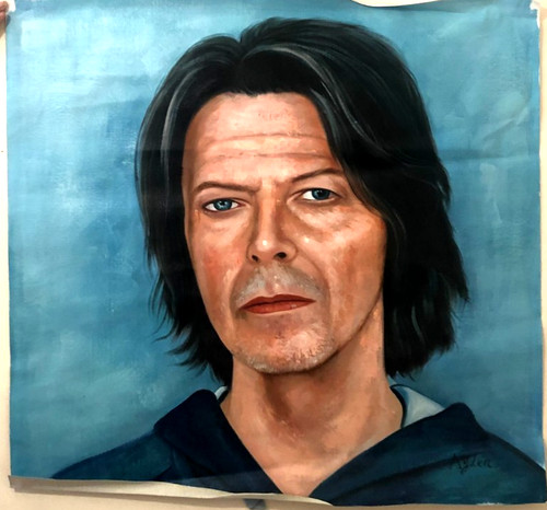 David bowie oil - david, painting