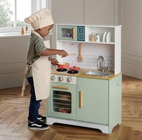 Wooden corner play kitchen for - wooden,