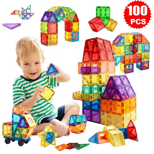 Magnetic building blocks tiles - magnetic,