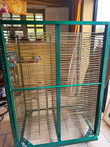 Screen printing metal drying - screen,