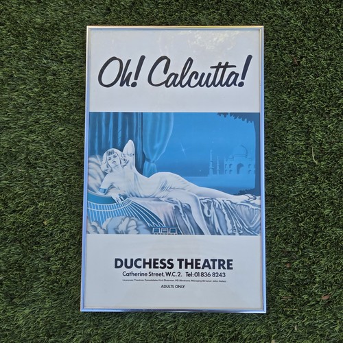 Vintage calcutta poster - oh!, calcutta!