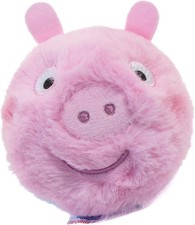 ORIGINAL TY BEANIE "GEORGE PIG"(PEPPA PIG) 4" PLUSH  BOUNCER BALL/SOFT TOY 83039