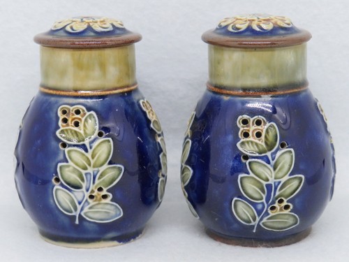 Pair royal doulton stoneware - pair,