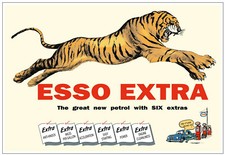 Vintage Style 1950's Esso