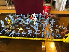 Very Old Retro Cow Boy Indian Random Toy Soldiers Made in England Rare Bundle