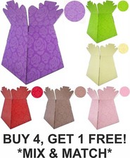 Roses Print Bouquet Living Vase Flower Gift Boxes for Anniversary, Birthday etc