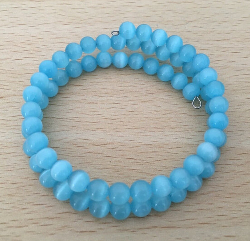 Adult light blue - blue, cat's