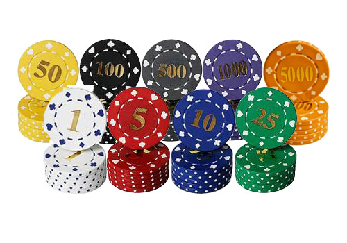 Numbered poker chips hot - chips,