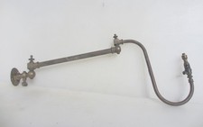 Large Victorian Brass Gas Wall