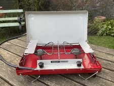 Tilley Twinfold Vtg Retro 2 Burner Gas Stove Camping Classic VW Camper Old Used