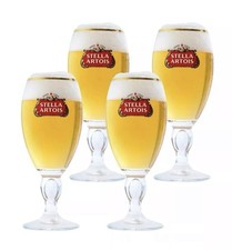 2 x Stella Artois Half Pint Chalice 10oz Glasses. Perfect For Any Bar / Mancave