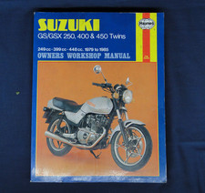 Suzuki GS GSX 250 400 450 1979-1985 Haynes Workshop Manual