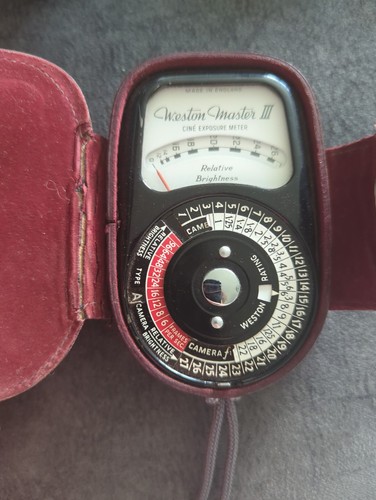Vintage weston master iii cine - weston,