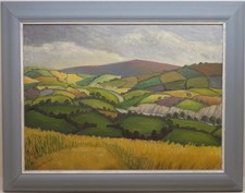 PHYLLIS M LINNELL Mid 20th Century IMPRESSIONIST LANDSCAPE oil painting ENGLISH?