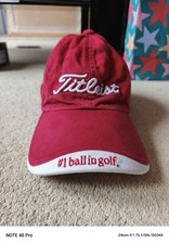 Titleist Junior Golf Cap Red